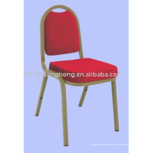 Chaises de salle à manger en acier rouge et or (YC-ZG38-01)